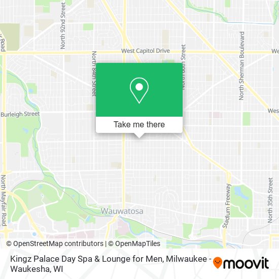 Kingz Palace Day Spa & Lounge for Men map