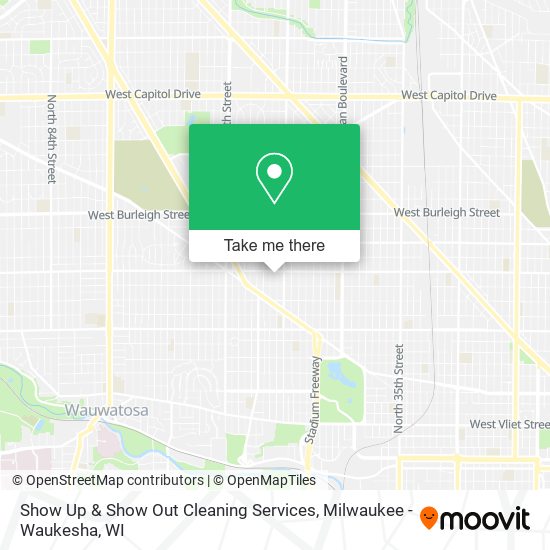 Mapa de Show Up & Show Out Cleaning Services