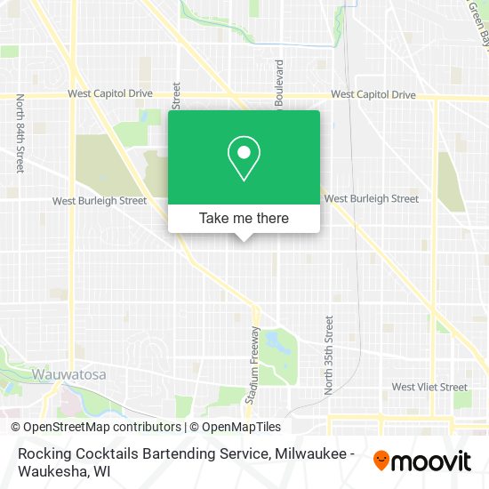 Mapa de Rocking Cocktails Bartending Service