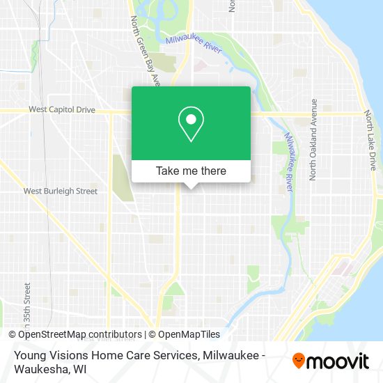 Mapa de Young Visions Home Care Services