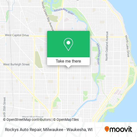 Rockys Auto Repair map