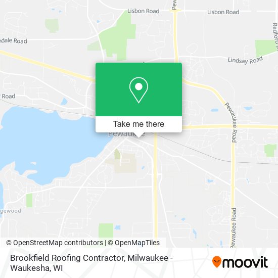 Mapa de Brookfield Roofing Contractor