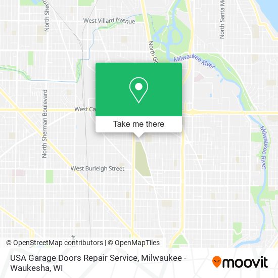 Mapa de USA Garage Doors Repair Service