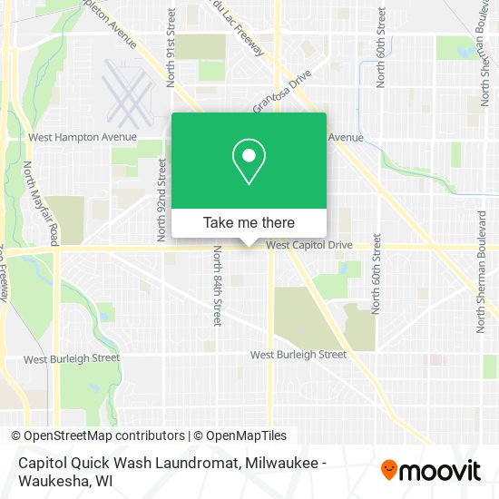 Mapa de Capitol Quick Wash Laundromat