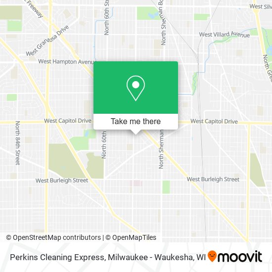 Mapa de Perkins Cleaning Express