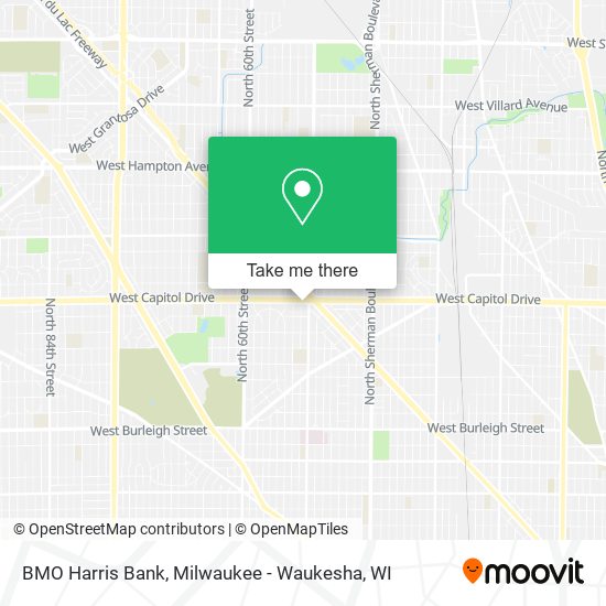 BMO Harris Bank map