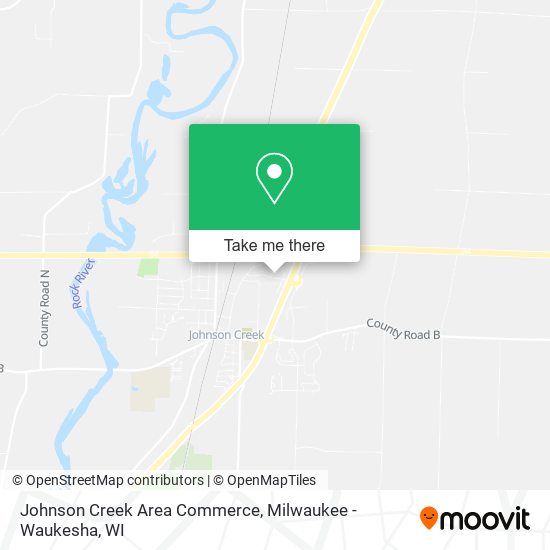 Mapa de Johnson Creek Area Commerce