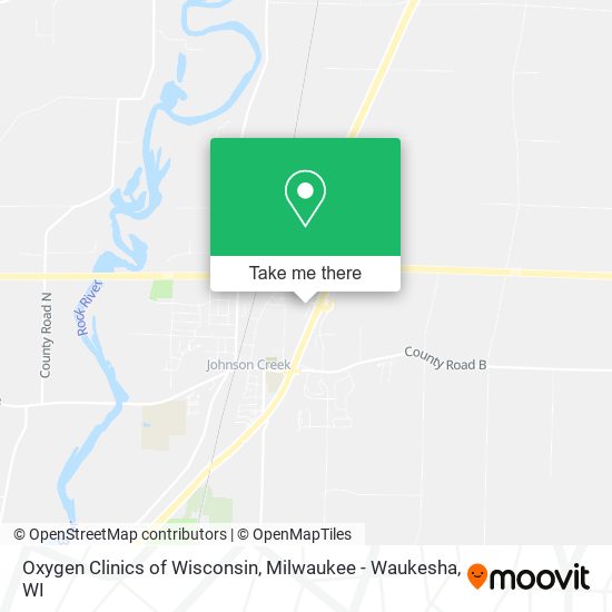 Oxygen Clinics of Wisconsin map