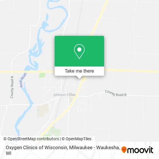 Oxygen Clinics of Wisconsin map