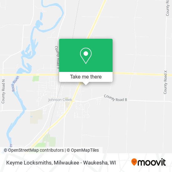 Mapa de Keyme Locksmiths