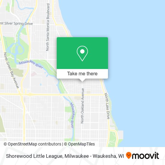 Mapa de Shorewood Little League