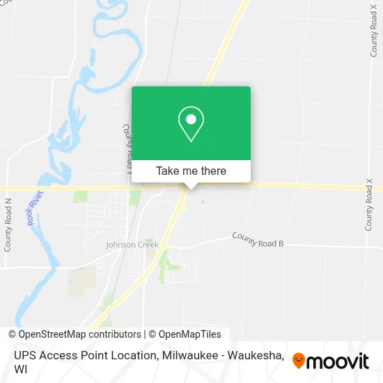 UPS Access Point Location map