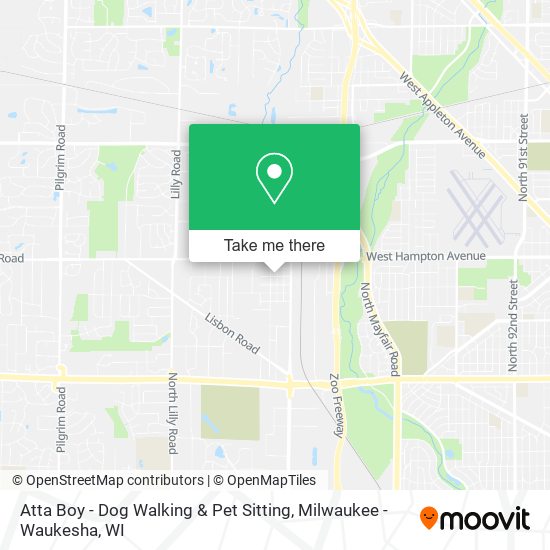 Atta Boy - Dog Walking & Pet Sitting map
