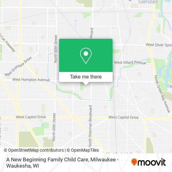 A New Beginning Family Child Care map