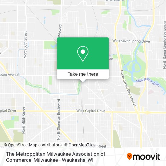 Mapa de The Metropolitan Milwaukee Association of Commerce