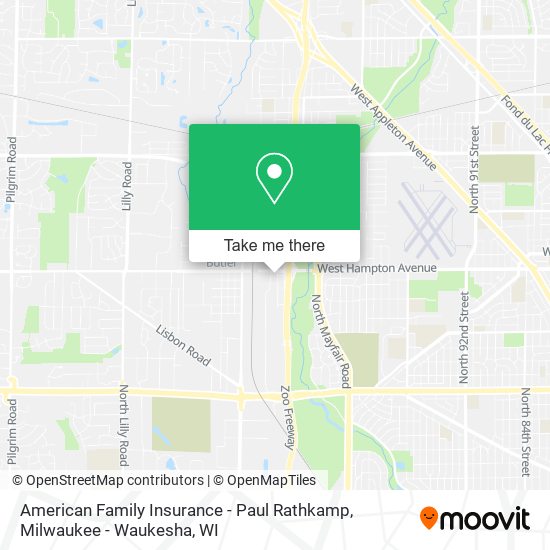 American Family Insurance - Paul Rathkamp map