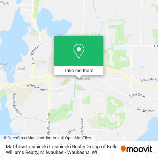 Mapa de Matthew Losiniecki Losiniecki Realty Group of Keller Williams Realty