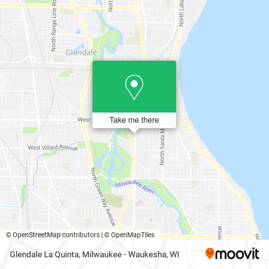 Glendale La Quinta map