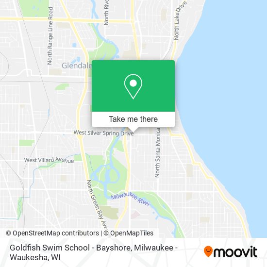 Goldfish Swim School - Bayshore map