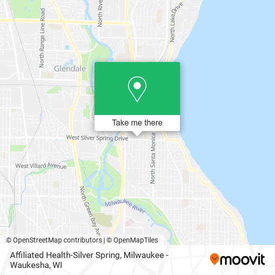 Mapa de Affiliated Health-Silver Spring