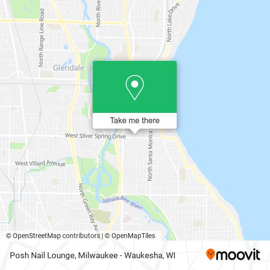 Mapa de Posh Nail Lounge
