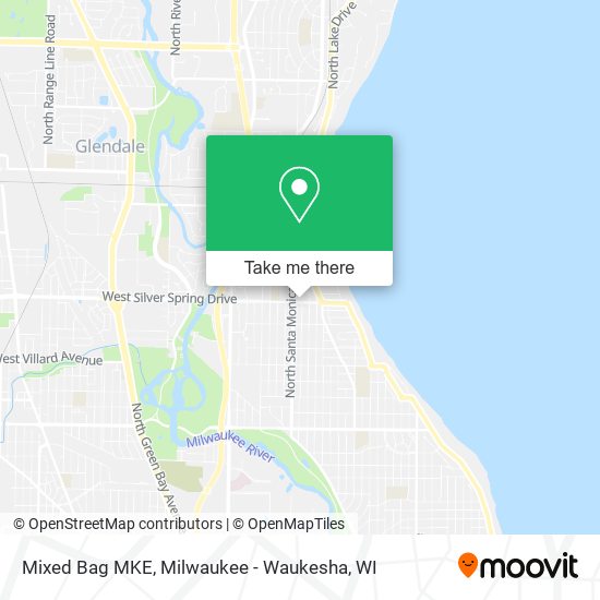 Mixed Bag MKE map