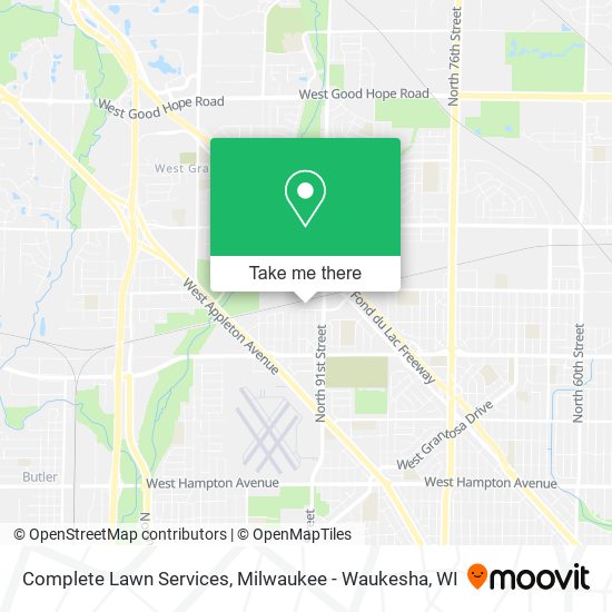 Complete Lawn Services map