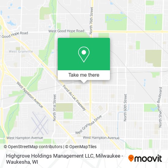 Mapa de Highgrove Holdings Management LLC