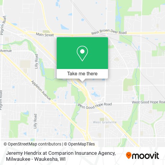 Jeremy Hendrix at Comparion Insurance Agency map