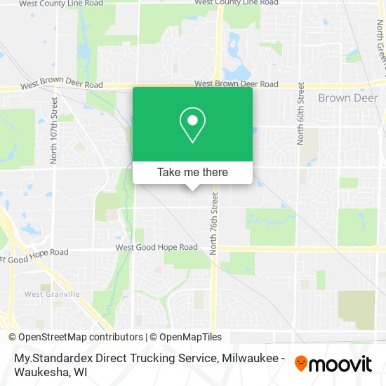 Mapa de My.Standardex Direct Trucking Service