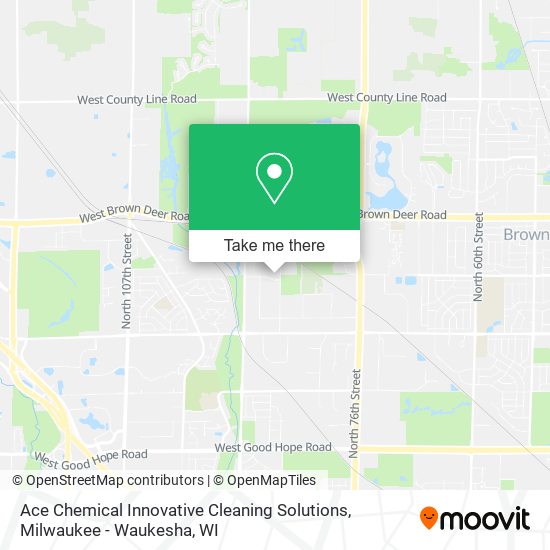 Mapa de Ace Chemical Innovative Cleaning Solutions