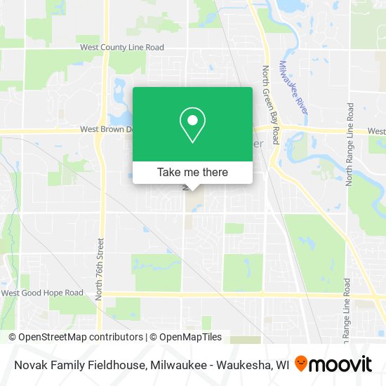 Mapa de Novak Family Fieldhouse