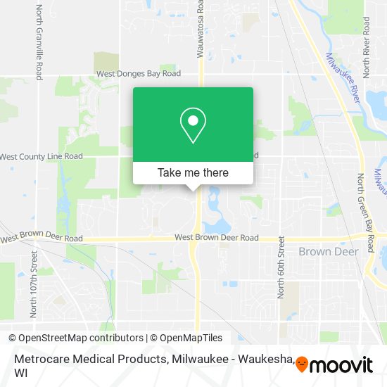 Metrocare Medical Products map