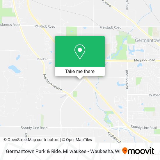 Mapa de Germantown Park & Ride