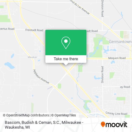 Bascom, Budish & Ceman, S.C. map