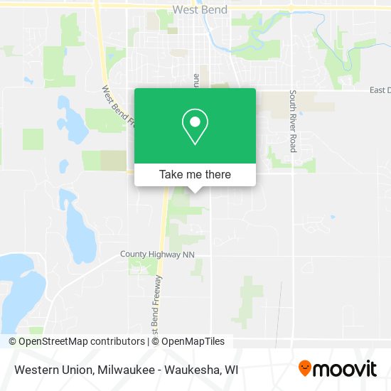 Western Union map