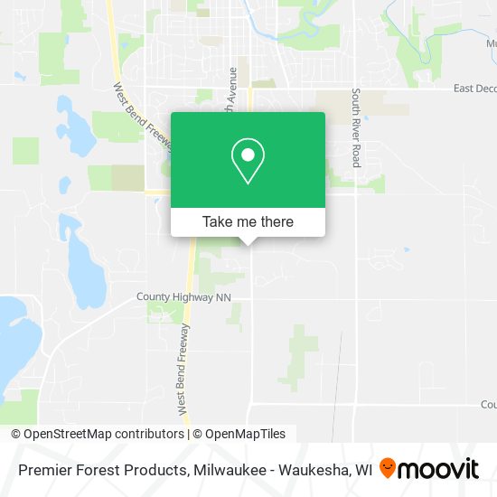 Premier Forest Products map