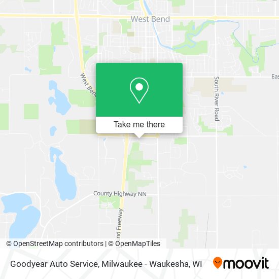 Goodyear Auto Service map