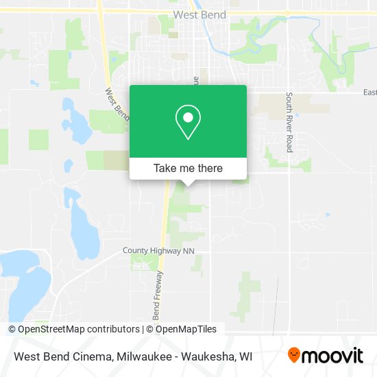 Mapa de West Bend Cinema