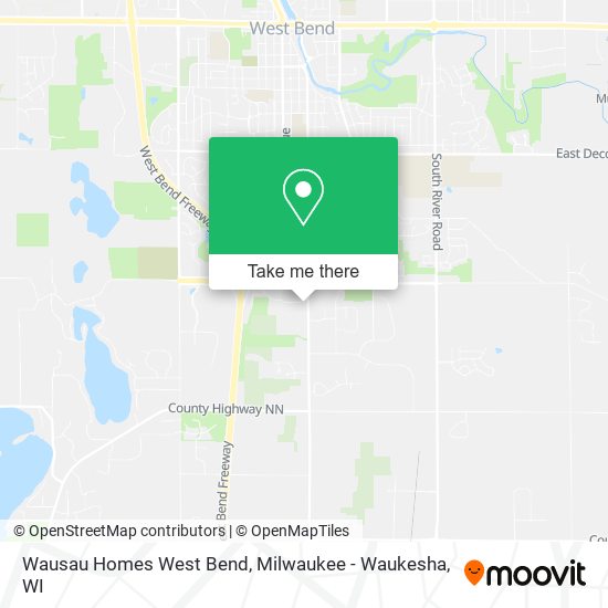 Mapa de Wausau Homes West Bend