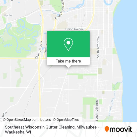Southeast Wisconsin Gutter Cleaning map