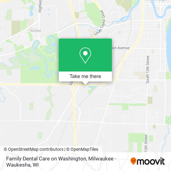 Family Dental Care on Washington map