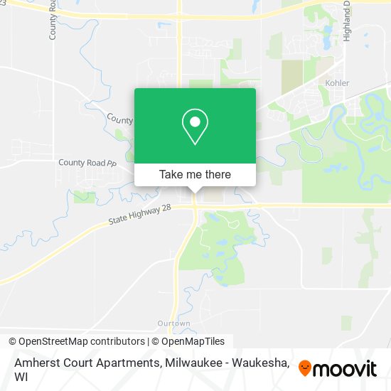 Amherst Court Apartments map
