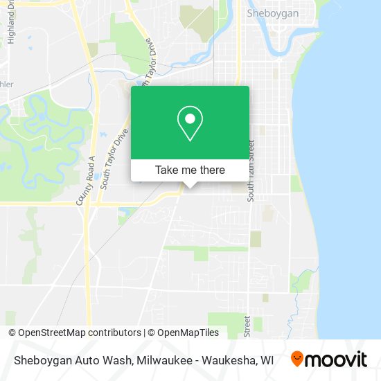 Sheboygan Auto Wash map