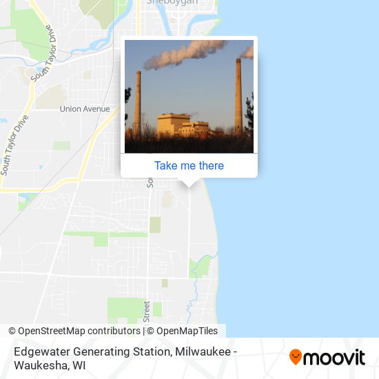 Edgewater Generating Station map