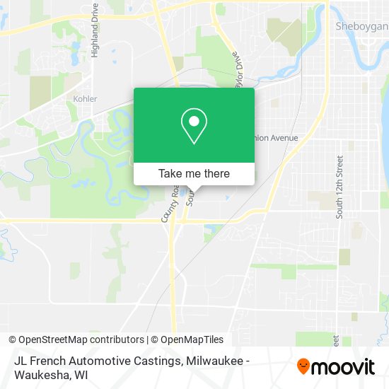 JL French Automotive Castings map