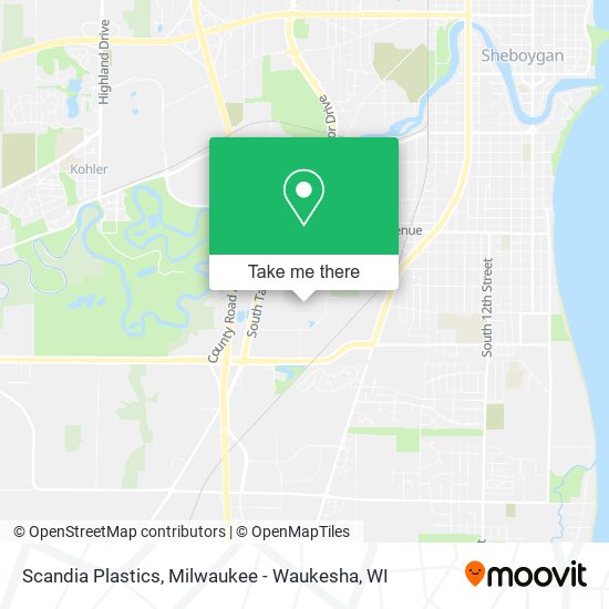 Scandia Plastics map