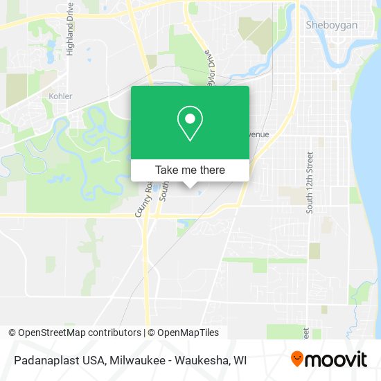 Padanaplast USA map