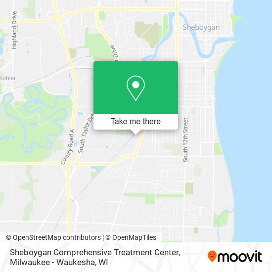 Mapa de Sheboygan Comprehensive Treatment Center