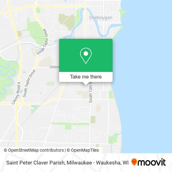 Saint Peter Claver Parish map